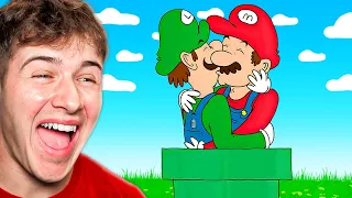 Try NOT To LAUGH! (Mario Animation)