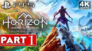 HORIZON CALL OF THE MOUNTAIN Gameplay Walkthrough Part 1 [4K 60FPS PSVR 2] No Commentary (FULL GAME)