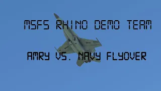 2021 Army vs Navy Football Game Flyover
