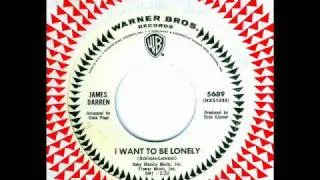 James Darren - I WANT TO BE LONELY (United Recording)  (1965)