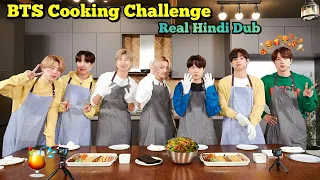 BTS Cooking Challenge 🥘//part-1 // Real Hindi Dub // run ep.142