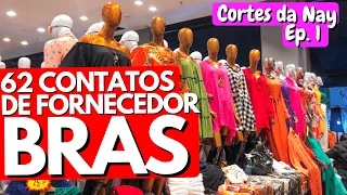 FORNECEDORES DO BRÁS - 62 Contatos da Feira da Madrugada e Shoppings para começar a revender. Ep.#1