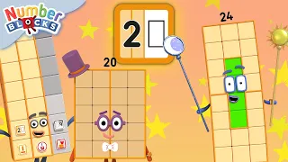 El Club de los Veinte 2️⃣0️⃣ | Aprende a contar - Numberblocks Episodios completos en español