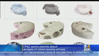 CPSC Warns Parents About Dangers Of Infant Nursing Pillows