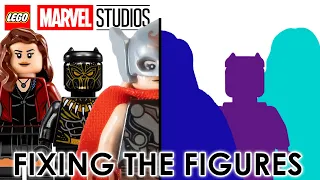 Giving The LEGO Marvel Minifigures The Accuracy They Deserve | Upgrading/Fixing The Figures 5