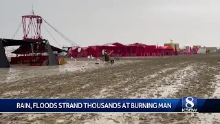 Death under investigation at Burning Man as flooding strands thousands at Nevada festival site