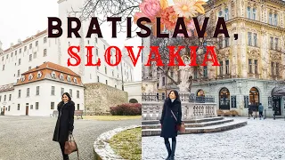 BRATISLAVA, SLOVAKIA FOR A DAY ♡ Travel Vlog 2020