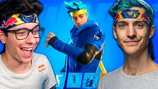 VIREI O NINJA! A SKIN DO NINJA CHEGOU NO FORTNITE!