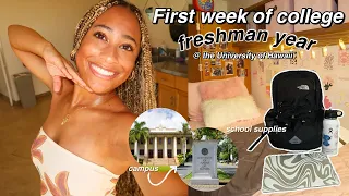 FIRST WEEK OF COLLEGE *freshman year* @ UH Manoa, marine bio major, college diaries (*ᴗ͈ˬᴗ͈)ꕤ*.ﾟ