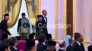 MALAYSIA:OBAMA - STATE DINNER ARRIVAL