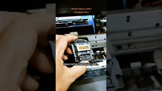 Repair printer Epson L3110 yang tak sedut kertas dan ink hitam tak keluar