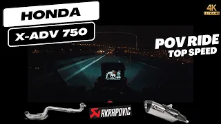 Honda X-ADV 750 Full Akrapovic Exhaust | Hitting 199 km/h Top Speed