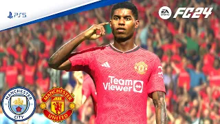 EA SPORTS FC 24 Man United Vs Man city - Premier League Matchday - PS5™ [4K60]