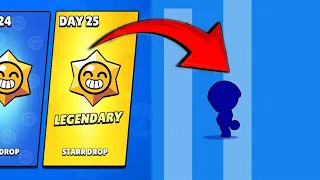 🔥LAST DAY GIFTS😱🎁  LEGENDARY STARR DROPS BRAWL STARS NEW BOX OPENING🎁😁