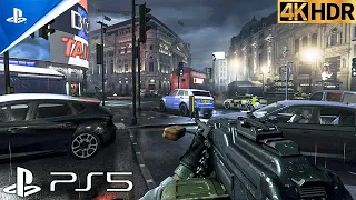 (PS5) PICCADILLY LONDON ATTACK - Realistic ULTRA Graphics Gameplay (4K 60FPS HDR) Call of Duty