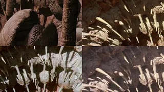 Original Sarlacc Pit 4X COMPARISON | Despecialized, 4K83, Blu-ray, OTD83 | Return of the Jedi (1983)