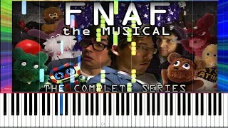 FNaF The Musical Supercut (Nights 1-5) - Random Encounters [Synthesia Piano Tutorial]