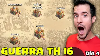 PRIMERA GUERRA TH 16 en CLASH OF CLANS ¡GRAN VICTORIA!