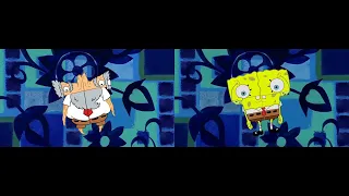 GrandPat Sea Star vs  SpongeBob SquarePants Theme Song Side-By-Side Comparison