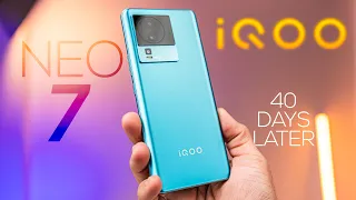 iQOO NEO 7 - Full Review After 40 Days of Usage | BAAP GAMING🔥 But only ☝🏻 issue...