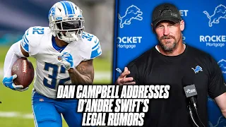 Dan Campbell Talks D'Andre Swift Rumors | Pat McAfee Reacts