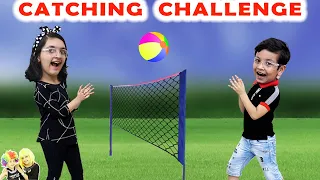 CATCHING CHALLENGE | Funny game for kids | Boys vs Girls | Aayu and Pihu Show