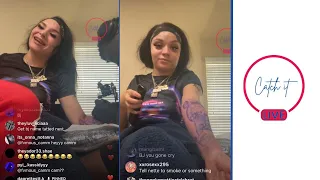 Nette getting a tattoo✍️ on Instagram live