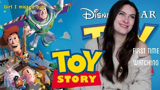 Watching **Toy Story** for the first time!!