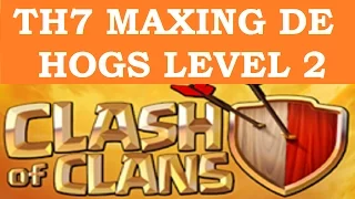 TH7 maxing DE to research Hogs | Clash of Clans Lets Play #29