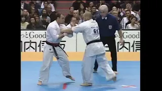 karate kyokushin 8回世界大会　エミル・コストフ　対　セルゲイ・プレ化のフ