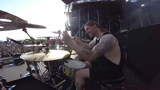 Bleed From Within - The End OF All We Know Drum Cam - Live in Athens