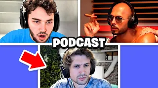 Adin Ross Full Podcast with Andrew Tate, XQC, Kai Cenat & More!