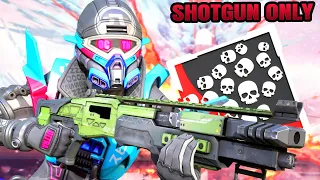 INSANE 20 KILLS IN EPIC ONLY SHOTGUN CHALLENGE (Apex Legends Gameplay Season 16)