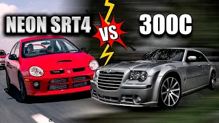 CORRO MI NEÓN SRT4 VS UN 300 SRT(BOMBER) SALIÓ UN NUEVO CONTRINCANTE🙈|| JUANITO MARTINEZ