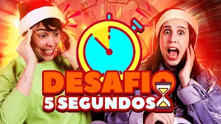 DESAFIO DOS 5 SEGUNDOS! - Vlogmas #22
