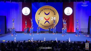 Team Colombia Coed Premier ICU World Cheerleading Championship 2024 Semi Finals