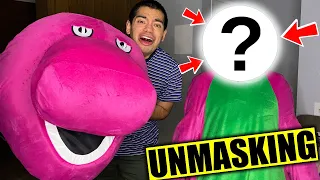 WE FINALLY UNMASKED BARNEY AT 3 AM!! (YOU WON'T BELIEVE THIS!)