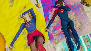 Supergirl vs Supergirl 2 - GTA 5  Supergirl mod - CocoBibu