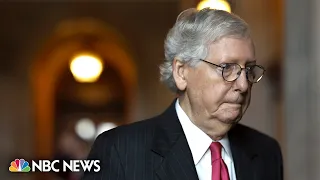 McConnell appears to freeze when asked about re-election