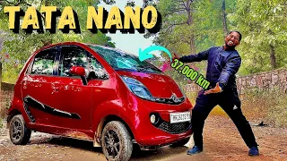 Tata Nano Automatic 37000km OWNERSHIP #motoworld #automobile #ownership  #tatanano #tatananoev