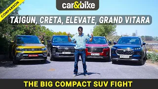 Hyundai Creta Vs Maruti Suzuki Grand Vitara, Honda Elevate & VW Taigun: Bestseller Challenged