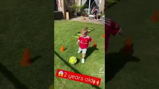 The best 2 year old around 😜 #shorts  #football #soccer #training #goals please like and subscribe