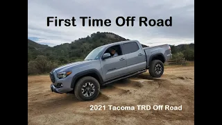 First Time Off Road - 2021 Toyota Tacoma TRD Off Road