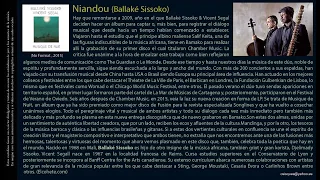 Niandou (Ballaké Sissoko) - Vincent Segal & Ballaké Sissoko