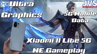 Xiaomi 11 Lite 5G NE Mobile Legends Gameplay Using 5G Data - Filipino | Ultra Graphics | 6GB 128GB |