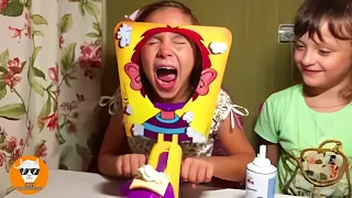 10 minutes Babies Crazy With Pie Face Challenge Videos || Just Funniest