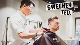 💈 Relaxing 1-hour Haircut Finished with a Citrus-Scented Hot Towel | Sweeney Ted Barbershop Malaysia