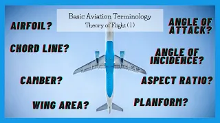 Basic Aviation Terminology | Theory of Flight 1 ✈️✈️