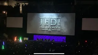 STAR WARS JEDI FALLEN ORDER CROWDS REACTION AT STAR WARS CELEBRATION.