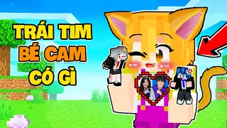 SAMMY PHONG CẬN THỬ THÁCH 24 GIỜ ĐỘT NHẬP VÀO TRÁI TIM THÍCH VÀ GHÉT CỦA BÉ CAM TRONG MINECRAFT